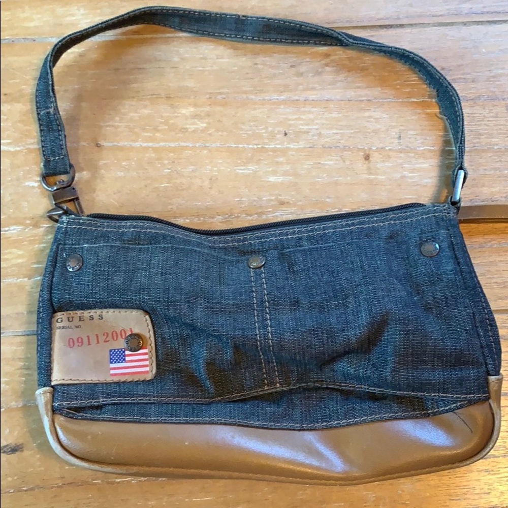 Vintage Guess Handheld Denim Purse